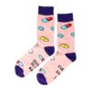 Sokken - Pillen Ziekenhuis Print - Roze - Katoen - Maat 38-45