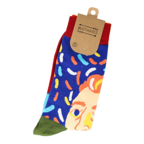 Sokken - Kunst van Gogh Print - Blauw Multicolor - Katoen - Maat 38-45