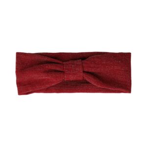 Haarband Knoop 8cm – Glitter Stof – Rood