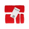 Haarband Sport 5cm - Zweetbandje & Haarelastiek - Rood  - Set van 4
