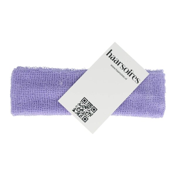 Haarband Sport 4cm - Badstof - Lila Paars