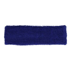 Haarband Sport 4cm - Badstof - Blauw