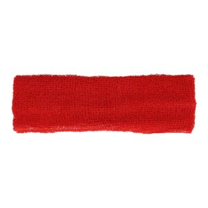 Haarband Sport 4cm - Badstof - Rood