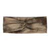 Haarband Stof 8cm – Twist – Tie Dye Patroon – Jersey – Bruin
