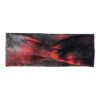 Haarband Stof 8cm – Twist – Tie Dye Patroon – Jersey – Grijs Rood