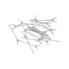 Styling Tool - Afdeelklemmen 5cm – Metalen Kappersklemmen – Zilver – Set van 16
