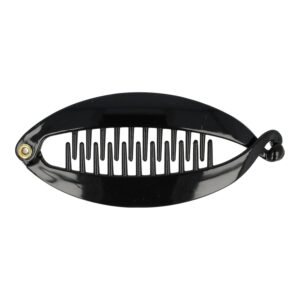bananenklem 9cm zwart_1 Haarspeld Bananenklem 9cm - Staartklem - Basic - Zwart