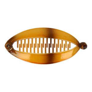 bananenklem bruin 11cm_1 Haarspeld Bananenklem 11cm - Staartklem - Basic - Bruin