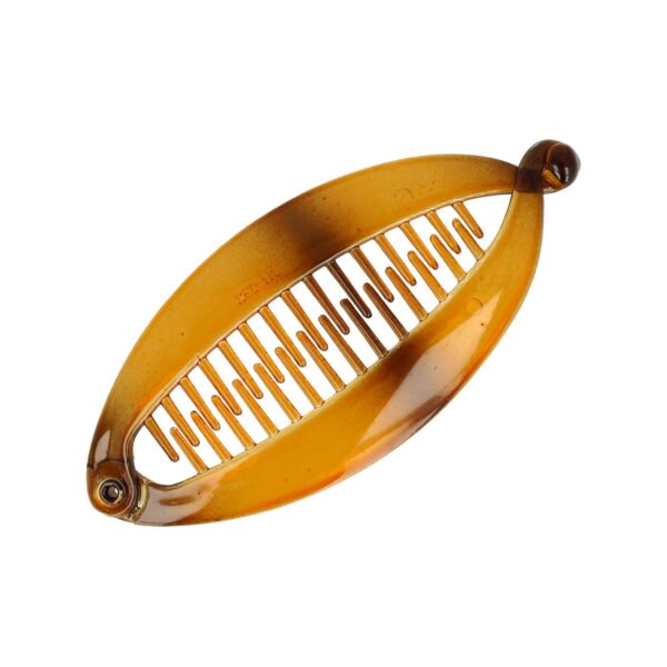 bananenklem bruin 11cm_2 Haarspeld Bananenklem 11cm - Staartklem - Basic - Bruin