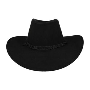 Cowboyhoed - Western Hoed in Suede look - One Size - Zwart