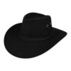 Cowboyhoed - Western Hoed in Suede look - One Size - Zwart