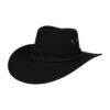 Cowboyhoed - Western Hoed in Suede look - One Size - Zwart