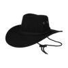 Cowboyhoed - Western Hoed in Suede look - One Size - Zwart