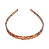 diadeem gevlochten kunststof bruin_1 Haarband Diadeem 1,3cm – Gevlochten Vorm – Kunststof – Bruin