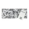 Haarband Twist 9cm – Paisleyprint – Gladde Stof – Wit