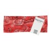 Haarband Twist 9cm – Paisleyprint – Gladde Stof – Rood