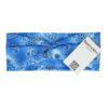 Haarband Twist 9cm – Paisleyprint – Gladde Stof – Blauw