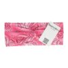 Haarband Twist 9cm – Paisleyprint – Gladde Stof – Roze