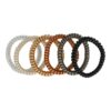Haarelastieken Invisibobble - Smal - Telefoondraad - Metallic Kleuren - Set van 5