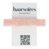 Haarspeld Patentspeld 8cm - Recht – Marmer Patroon – Roze