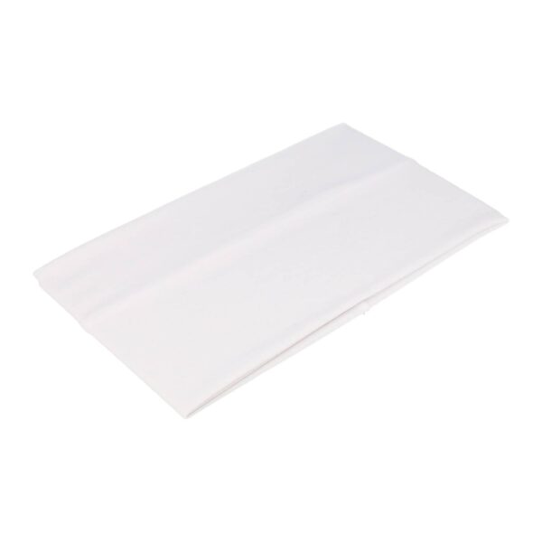 Haarband Stof 9cm - Basic - Wit