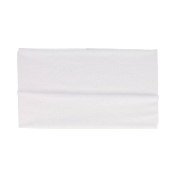 Haarband Stof 9cm - Basic - Wit