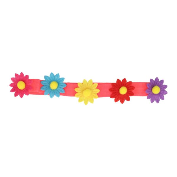 Haarband Baby - Bloemen - Multi Color Roze