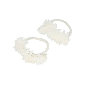 Haarelastieken – Bloemen – Tule Stof - Roze – Set van 2 (kopie)