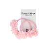 Haarelastieken – Bloemen – Tule Stof - Roze – Set van 2