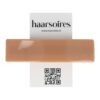 Haarspeld Patentspeld 10cm - Recht - Breed - Glans - Lichtbruin Beige