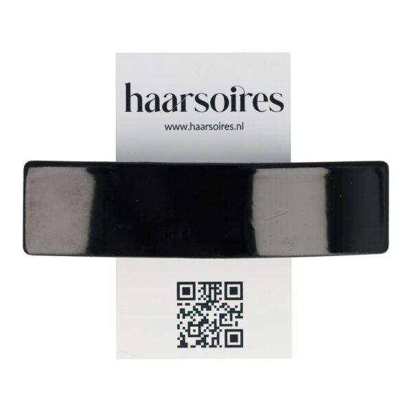 Haarspeld Patentspeld 10cm - Recht - Breed - Glans - Zwart