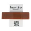 Haarspeld Patentspeld 10cm - Recht - Breed - Glans - Bruin