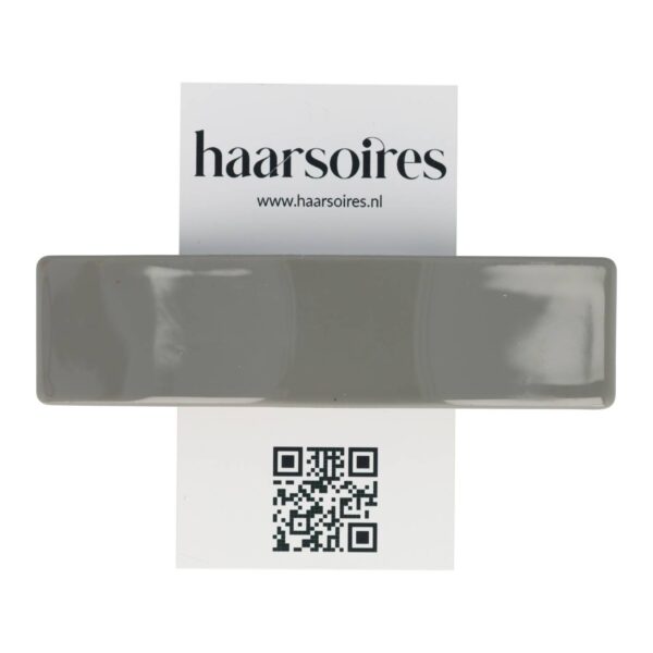 Haarspeld Patentspeld 10cm - Recht - Breed - Glans - Grijs