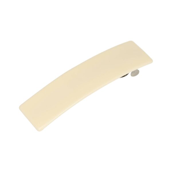 Haarspeld Patentspeld 10cm - Recht - Breed - Glans - Creme