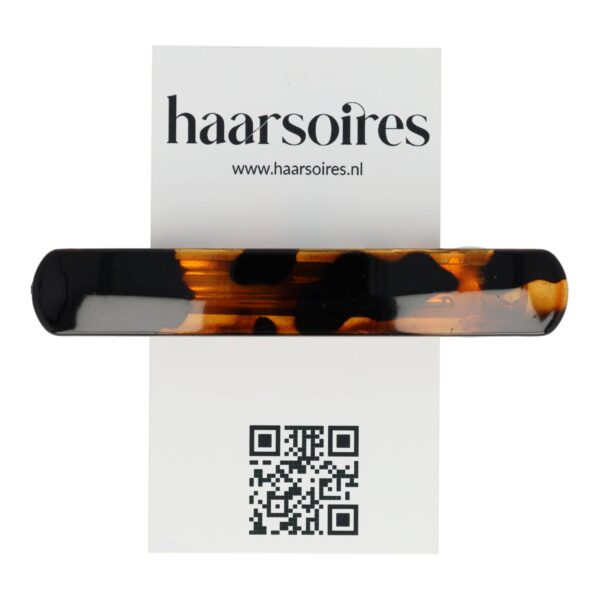 haarspeld 9cm glans bruin zwart_7 Haarspeld Patentspeld 9cm - Basic – Glans – Bruin