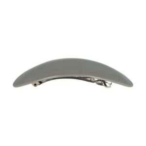 Haarspeld Patentspeld 9cm - Ovaal – Glans – Grijs