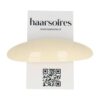 Haarspeld Patentspeld 9cm - Ovaal – Glans – Creme