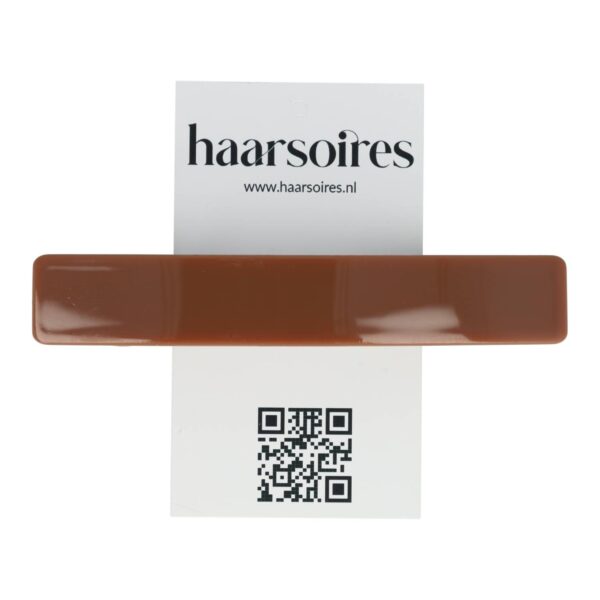 Haarspeld Patentspeld 10cm - Recht – Glans – Bruin