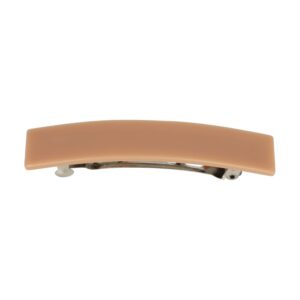 Haarspeld Patentspeld 8cm - Recht – Glans – Beige Lichtbruin