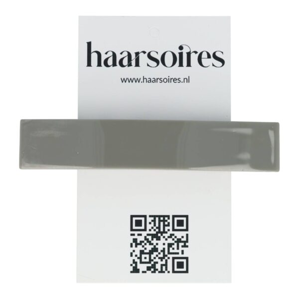 Haarspeld Patentspeld 8cm - Recht – Glans – Grijs