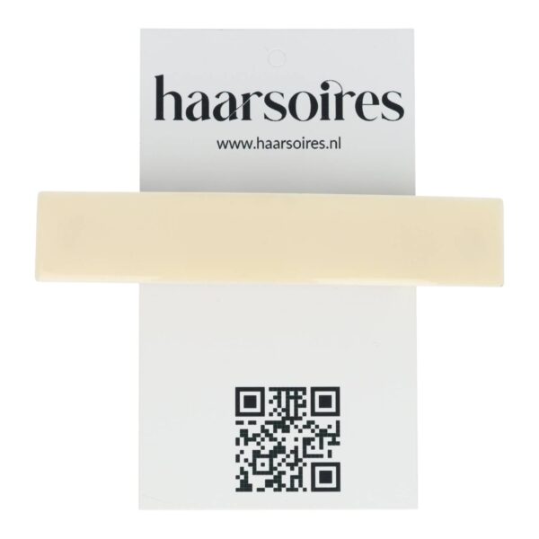 Haarspeld Patentspeld 8cm - Recht – Glans – Creme