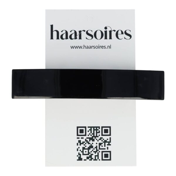 Haarspeld Patentspeld 8cm - Recht – Glans – Zwart