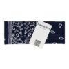Haarband Stof 7cm - Paisley Patroon - Donkerblauw