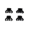 Haarspeld Haarklemmen 2,5cm – Spinmodel – Zwart – Set van 4