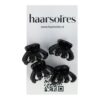 Haarspeld Haarklemmen 2,5cm – Spinmodel – Zwart – Set van 4