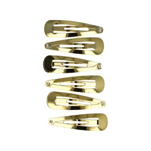 Haarspeld Klikklak 5cm - Basic - Goud - Set van 6