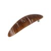 Haarspeld Patentspeld 9cm - Ovaal – Marmer Patroon – Bruin