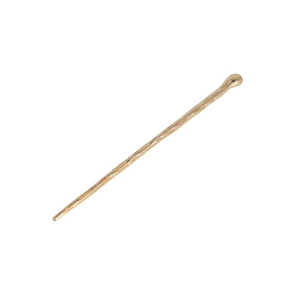 Styling Tool Haarpin 17cm - Druppel – Knot – Metaal – Goud
