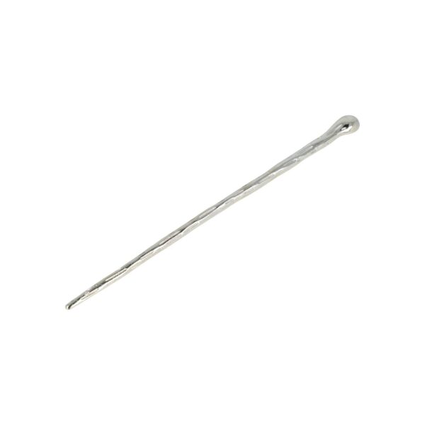 Styling Tool Haarpin 17cm - Druppel – Knot – Metaal – Zilver