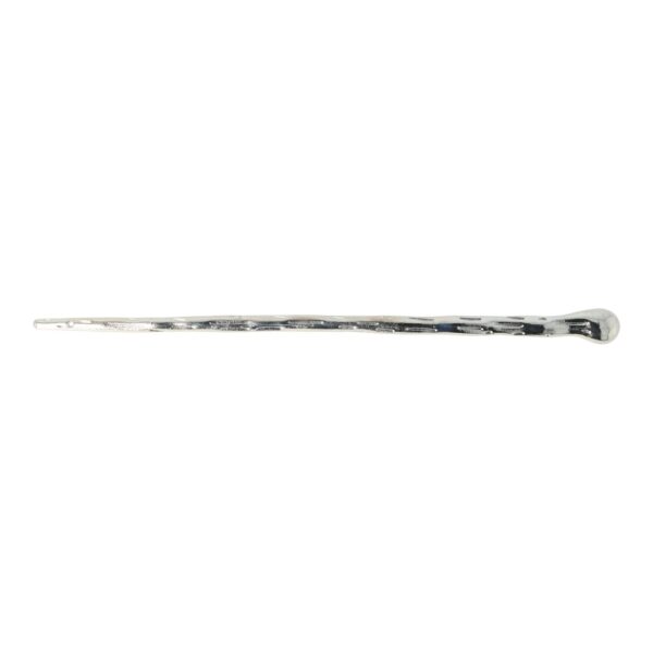 Styling Tool Haarpin 17cm - Druppel – Knot – Metaal – Zilver